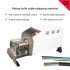 Rotary Knife cable stripping machine coaxia electronic power cable peeling machine
