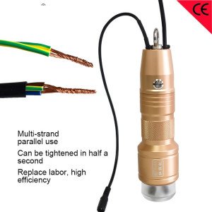 Handheld electric wire twisting tool copper strands twistter copper core cords tight twist length 30mm