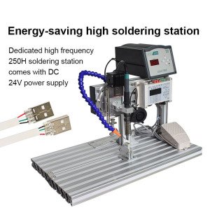 Soldering Machine USB Wire Electric soldering iron Welding Machine Foot Switch Aviation Head Tin Soldering Iron Station