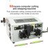 110V Automatic 70 mm square automatic wire feeder wire harness stripping machine computerized cable peeling tool