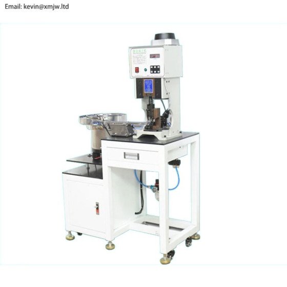 Automatic Loose Terminal Crimping Machine with Vibration Feeder - X-CM103A