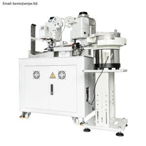 Automatic Wire Cutting Stripping & Insulated Sleeve Inserting Machine - X-CM206