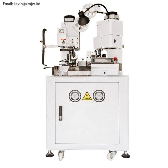 Fully Automatic Wire Cutting Stripping Double Head Terminal Crimping Machine - X-CM202