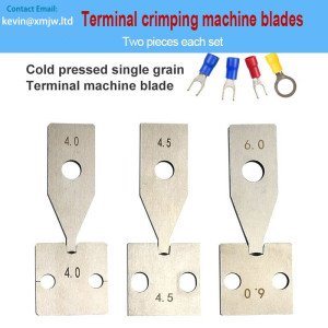 Loose Terminals Wire Connector Tips Blade Die Cold Press Four Pieces Each Set