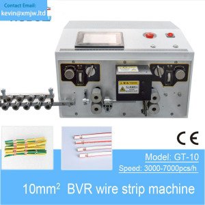 BVR Cable Stripping Machine 10 Square Wire Cutting and Stripping Machine LCD computerized operation system