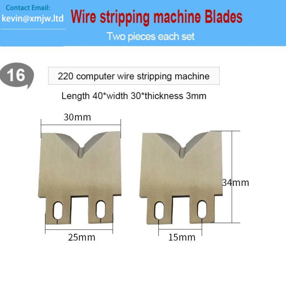 Two Pieces/Set Wire Strip Machine Blades - 40303mm Knife Die