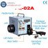 YQ-02A Multifunctional Pneumatic Terminal Crimping Machine with 7 sets Crimp Jaws/Dies Cold Press Terminal Crimping Tools