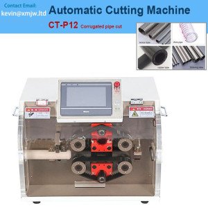 Precision Type Corrugated Pipe Cutting Machine Od3-30 mm / Od 30 -45 mm Tube Cut