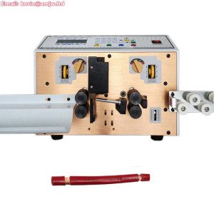 Fully Automatic Computer Wire Stripping Machine Single Core Cut Stripping Cable Jacket Peeling Machine