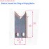 2pcs/set Knife Blade cutter for SWT508 Automatic Computer Wire Stripping Peeling Cutting Machine Tungsten carbide Blade