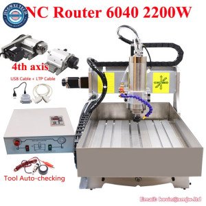 MACH3 USB CNC 6040 Router Sink Option Metal Steel 3D Milling Engraving Machine 4axis 2200w Water Cooling Carving Cutting Machine