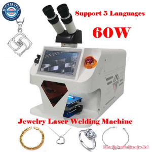 ND YAG Jewelry Laser Spot Welder - Touch Screen Micro Soldering 60W