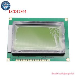 12864 Graphic Dots LCD Module ST7920 Yellow Green 5V 20p SPI Serial Parallel Port Controller 128*64 128X64 For R3 51 MCU