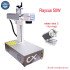 Auto Focus 50W Raycus Fiber Laser Marking Machine 30W 20W Metal Engraver Nameplate Engraving Carving with Galvo Scanner Align
