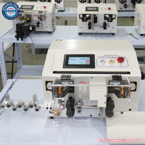 SWT508-MAX1-4-S Wire Stripping Machine - 4 Wheels, 25mmÂ² Touch Screen