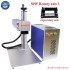 Raycus MAX Fiber Laser Metal Marking Machine 20W-70W With Rotary For Engraver Business Card Silver Gold Laser Cutting Machine