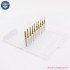 10pcs 0.8-3.175mm CNC Router Bits Titanium Coated Carbide PCB Milling Cutter Corn End Mill for PCB Machine Milling Tool