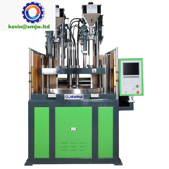 Two Color Handle Coating Molding Machine: Vertical Tool Handle Plastic