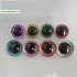 Plastic Safety Eyes Black Solid Craft Doll Eyes Making Vertical Molding Injection Machine For Crochet Animals