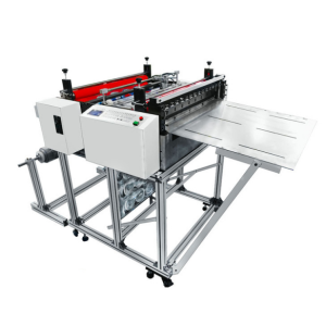 SG-YHD-L600 Roll To Sheet Cutting Machine 600MM 200KGS Cloth Paper Film Plastic Rolls Cutting Machine