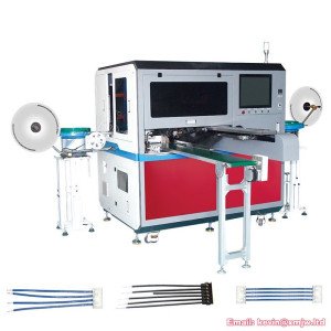 Fully Automatic Single Wire Double-Head End Machine Cutting Wire Stripping Terminal Machine Stripping Crimping Machine