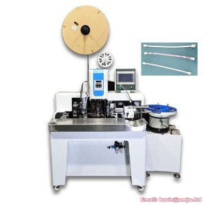 Multi Core Sheathed Automatic Wire Stripping and Crimping Machine Sheath Cable Peeling Insert Shell Terminal Crimping Machine