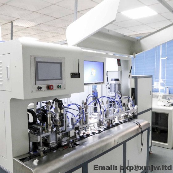 YH-009-A Wire Stripping Machine: French 2 Pin Plug Insert Making