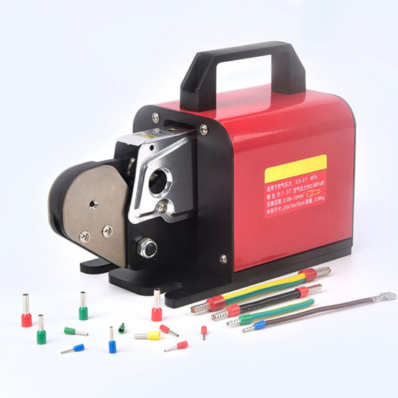 Tubular Terminal Crimping Machine - Pneumatic Cold Press 0.08-10 VE